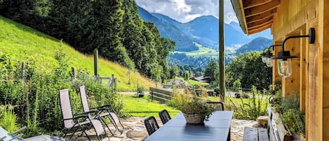 Chalet, 3 chambres, fumeurs, balcon | Balcon