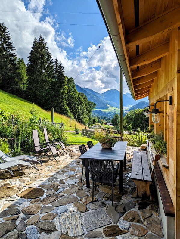 Chalet, 3 chambres, fumeur, balcon | Balcon