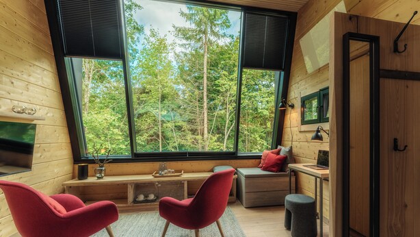 Cottage | Living area - Bodeblick Lodge (Wernigerode)