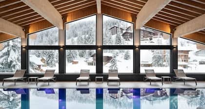 Wifi, pied des pistes de ski, piscine, sauna, hammam, balcon, parking, tĂ©lĂ©vision, 60mÂČ