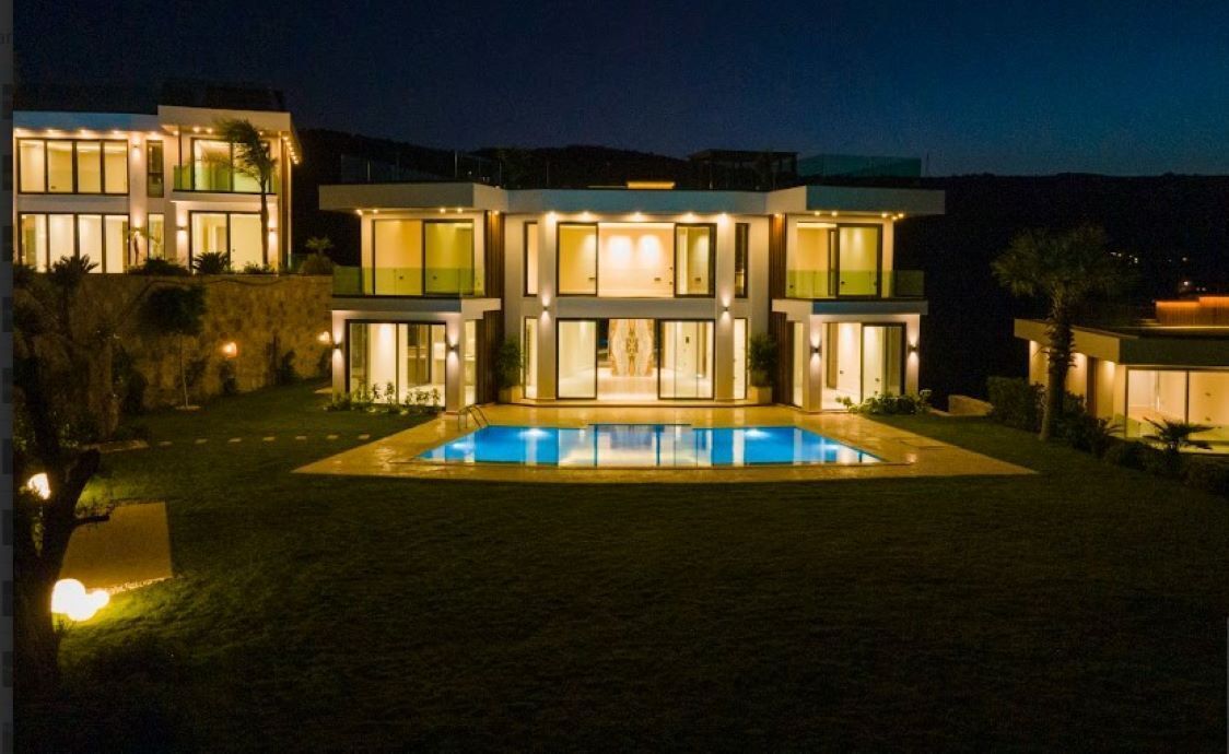 Bodrum Golturkbuku Luxury Villa with Private Pool and Amazing Seaview