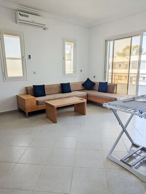 Apartment, 2 Bedrooms, Balcony, Garden View | Living area - two Bedroom Appartement With Panoramic sea View (Dar Allouche)