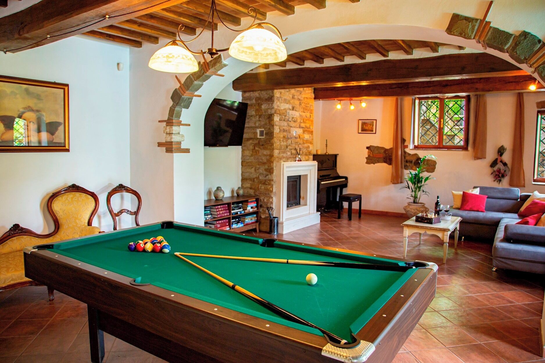 TV connectée, table de tennis de table