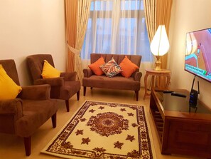Apartment, 1 Schlafzimmer, Raucher | Wohnzimmer