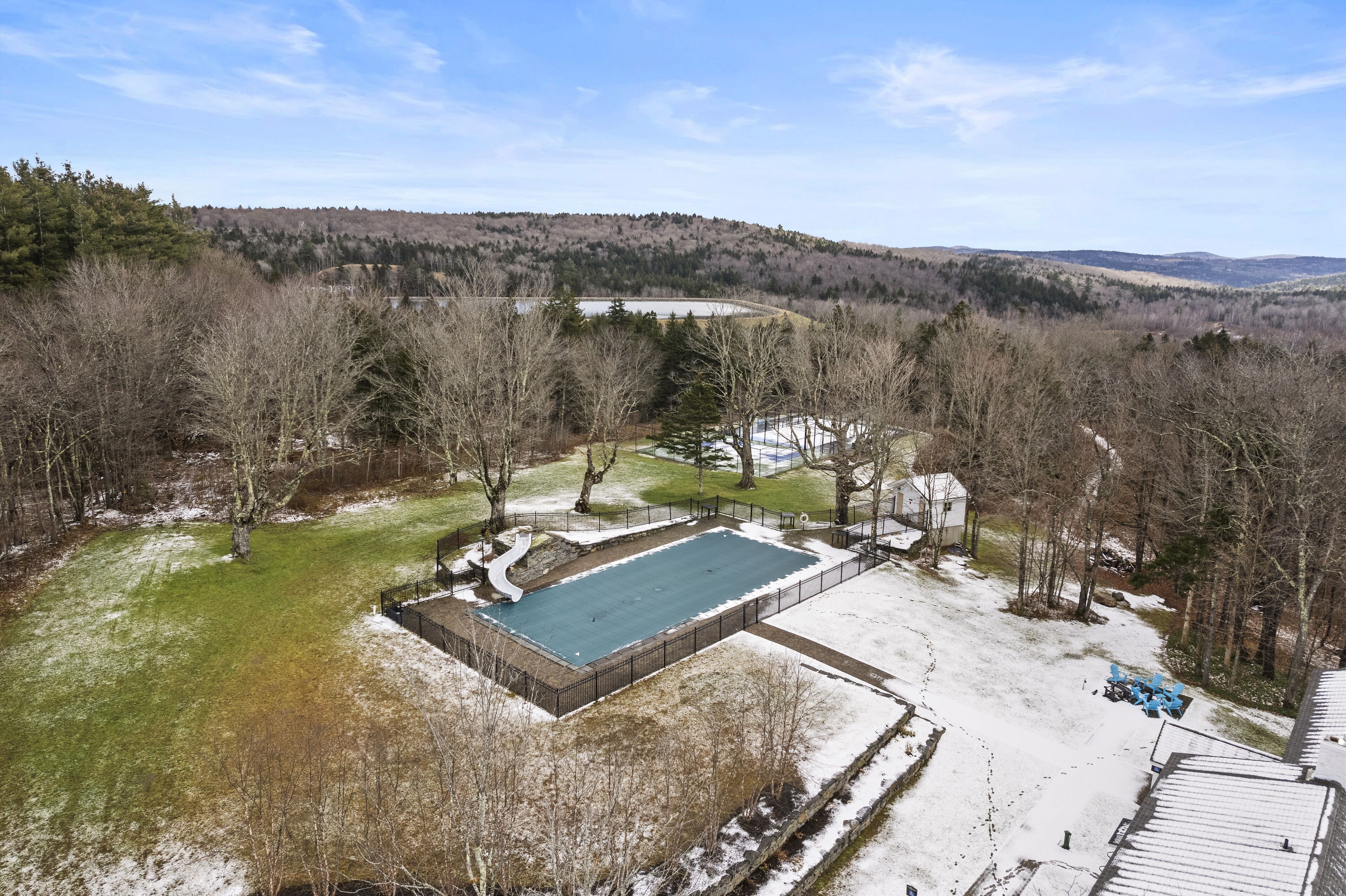 Seasonal outdoor pool