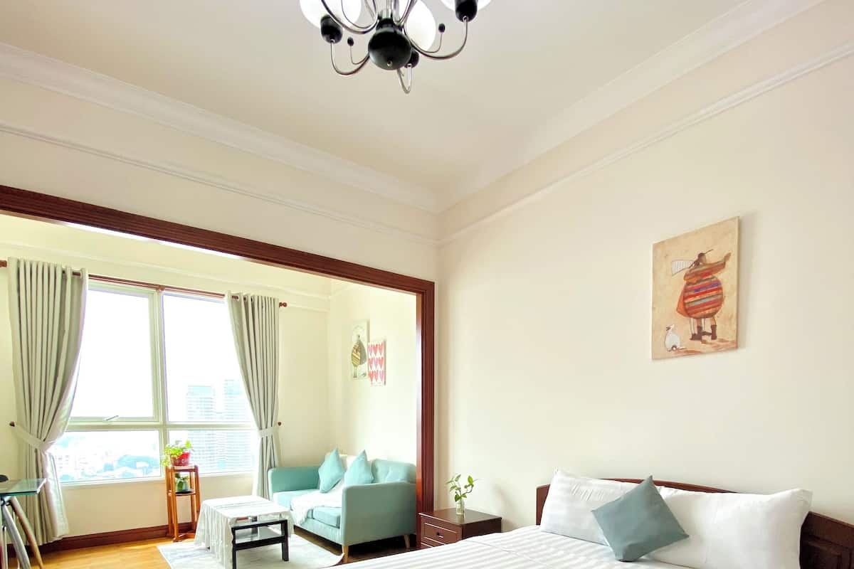 Executive Double Room, Pool Access, City View | 1 bedroom, premium bedding, individually furnished, laptop workspace