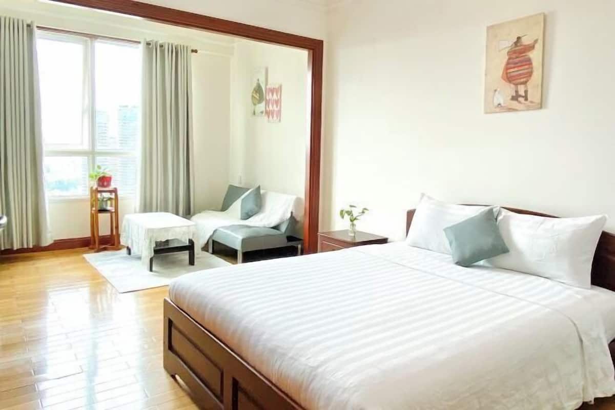 1 bedroom, premium bedding, individually furnished, laptop workspace