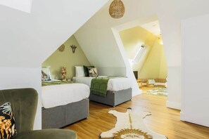 3 bedrooms, iron/ironing board, travel cot, WiFi