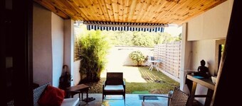 Calme, Wifi, Jardin Privatif, Climatisé, 5min Aéroport