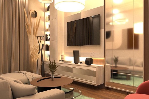 Comfort Room | Living area | 32-inch Smart TV with digital channels, fireplace, Netflix
