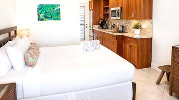 A serene tropical retreat designed for the ultimate night's sleep.