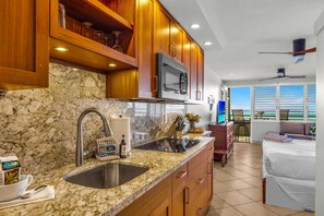 1 bedroom, iron/ironing board, free WiFi, bed sheets - Napili Bay Resort Oceanfront Studio with Incredible Views! Complimentary Rental Car and Free Parking with 6+ Nights! | NAB-107 by KBM (Lahaina)