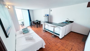 1 bedroom, bed sheets - Apartamentos In Di Morgans Cannon (San Andrés)