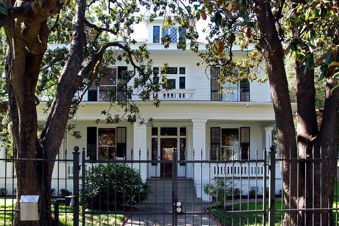 Historic home circa 1906. Contemporary art, beautifully furnished, with pool
