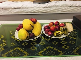 Free daily buffet breakfast