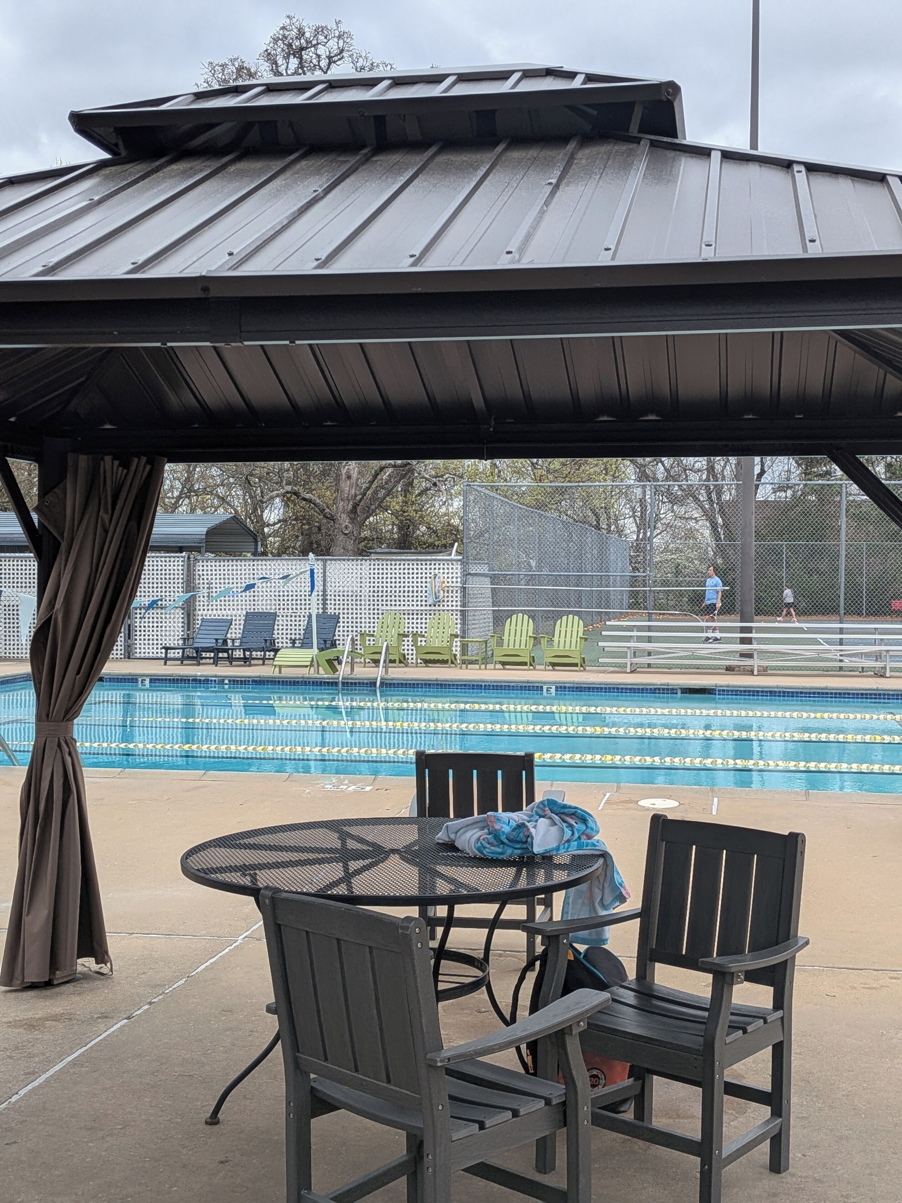 Seasonal outdoor pool