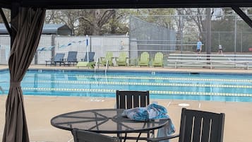 Seasonal outdoor pool