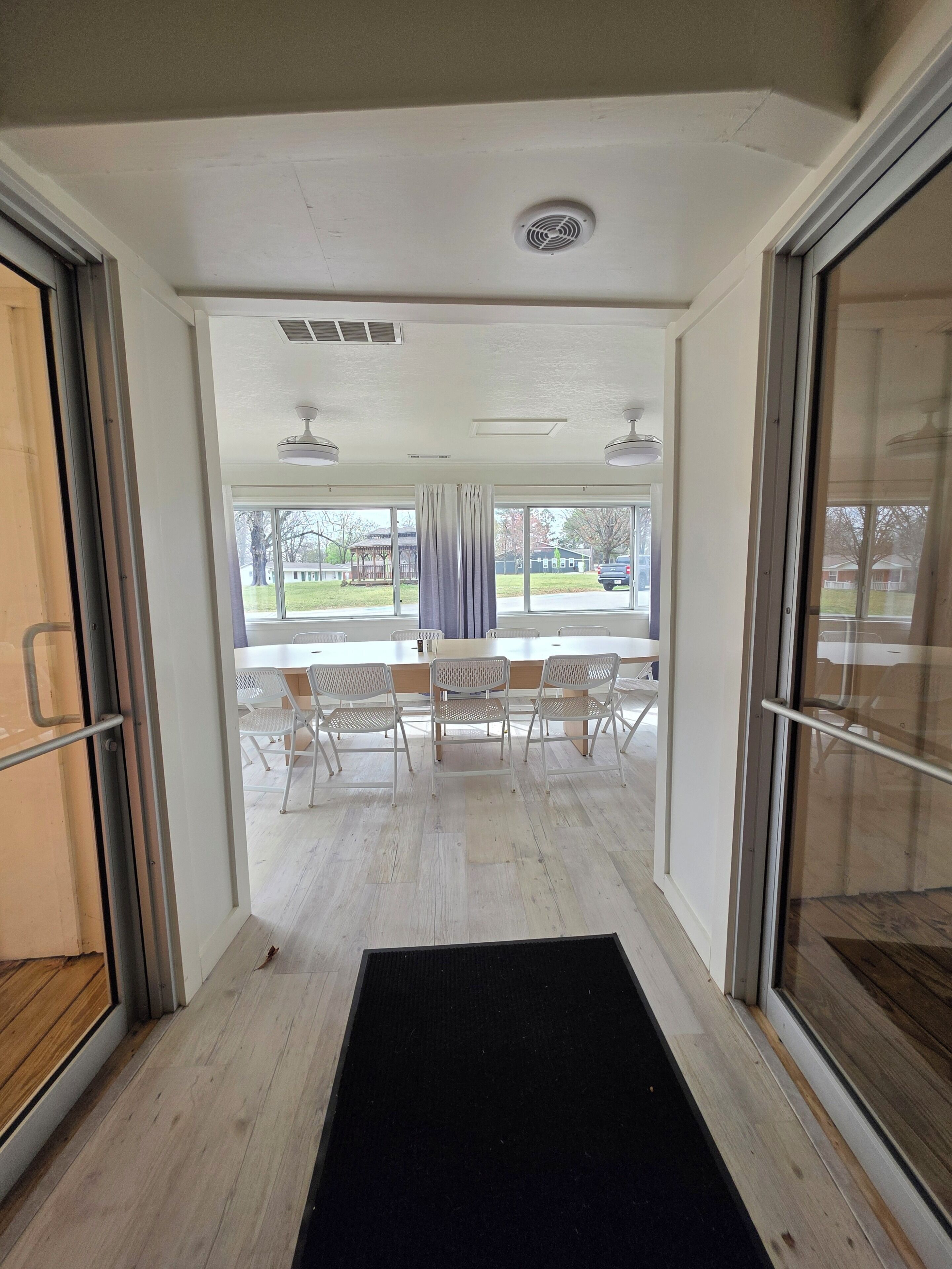 Interior entrance