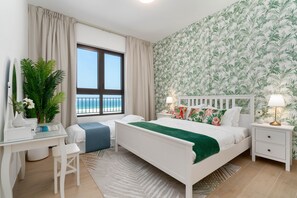 1 多间卧室、熨斗/熨衣板、免费 WiFi、床单