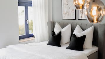 2 slaapkamers, een bureau, gratis wifi, beddengoed