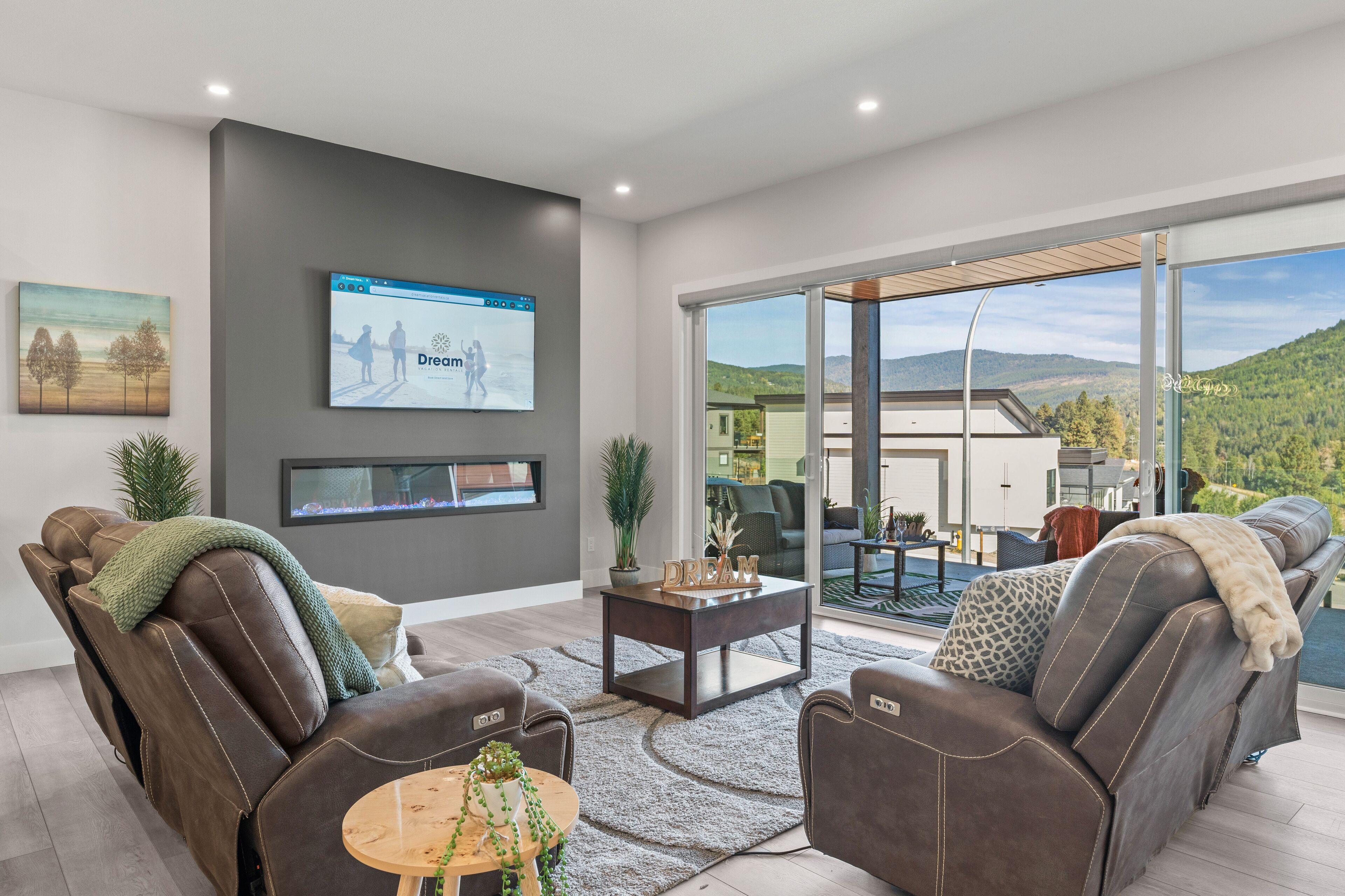 スマートテレビ、暖炉