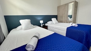 2 Schlafzimmer, Allergikerbettwaren, individuell eingerichtet