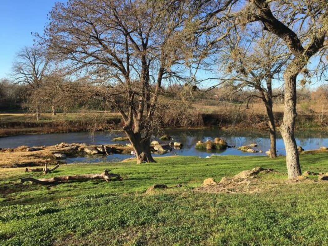 Glamping, San Marcos Water Front Style! A One Acre river park with Kayaks!