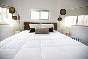 1 غرفة نوم وواي فاي وملاءات أسرّة