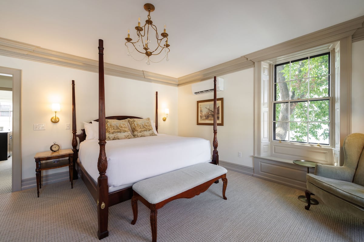 1 slaapkamer, luxe beddengoed, pillowtop-bedden, een minibar