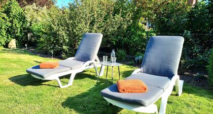 Heidezauber: Moderne Ferienwohnung mit Terrasse und Kamin