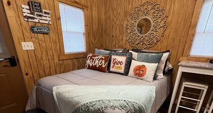 Cozy little cabin in a small town