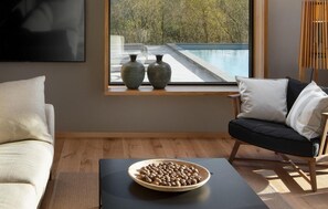 Fernseher, Kamin