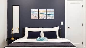 3 soverom, skrivebord, strykejern/-brett og wi-fi (inkludert)