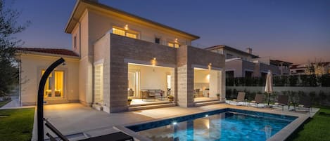 Una piscina riscaldata