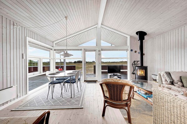 Cheminée, lecteur de DVD