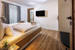 1 bedroom, bed sheets - Ferienwohnung Watzmann, 42 m², 1- 4 Pers., 1sz, Balkon (Bischofswiesen)