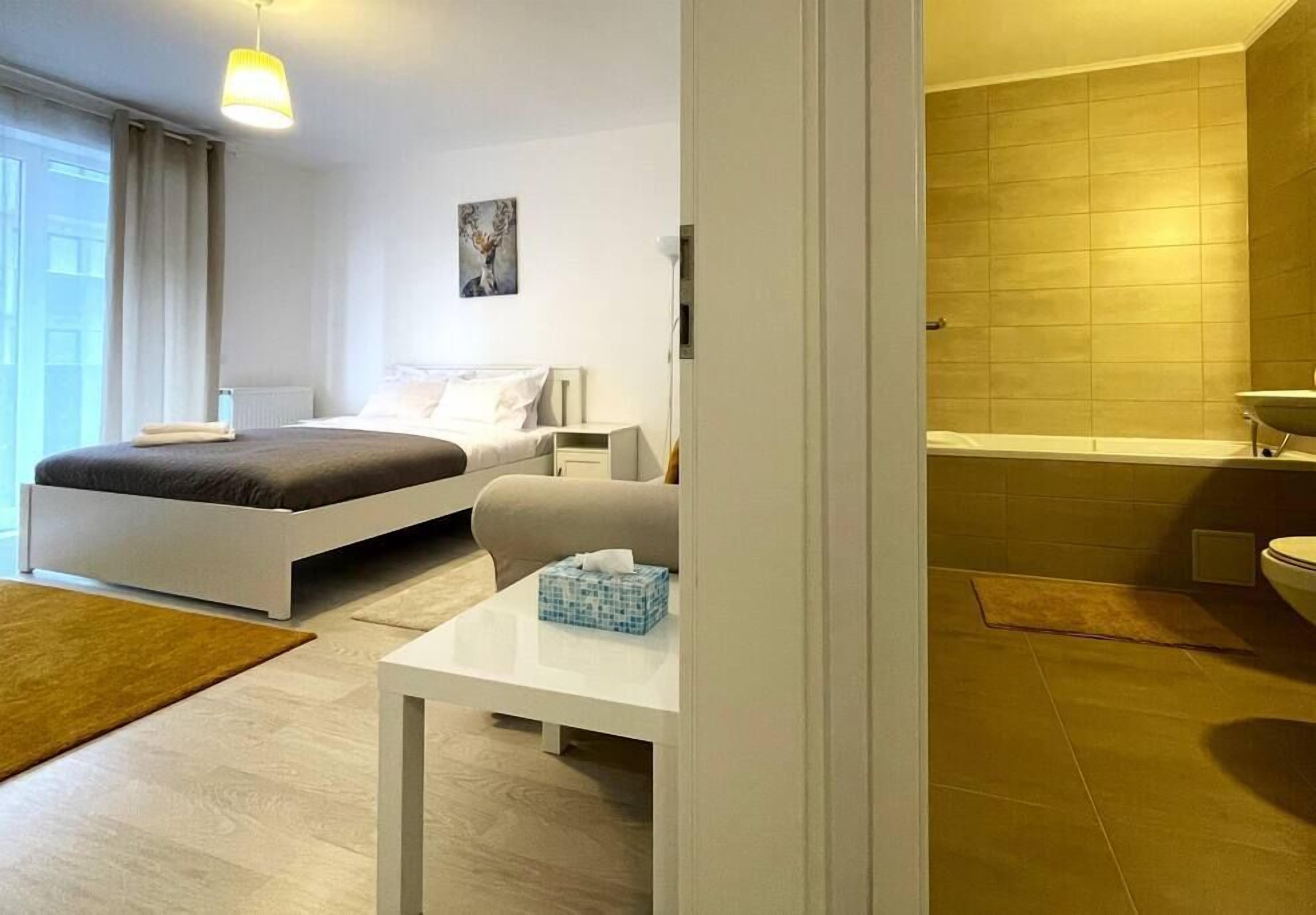 1 多间卧室、熨斗/熨衣板、免费 WiFi、床单