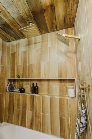 Bathroom - Native stone church house (Rudy)