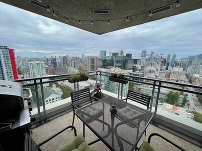 You're in the heart of the action for entertainment and office!