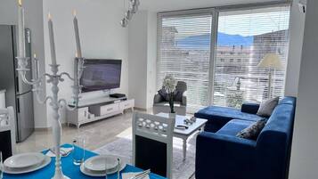 Lejlighed - 2 soveværelser - balkon - byudsigt | Værelsesfacilitet