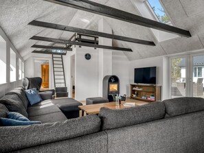 TV, fireplace, DVD player