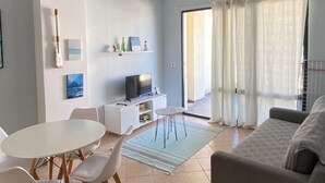 Departamento, 1 habitación, con acceso para personas discapacitadas, para fumadores | Área de sala de estar