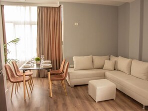 Apartment, 1 Bedroom, Balcony, Ocean View | Living area - Apartment on the Beach (Durrës)