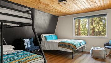 2 slaapkamers, een bureau, gratis wifi, beddengoed