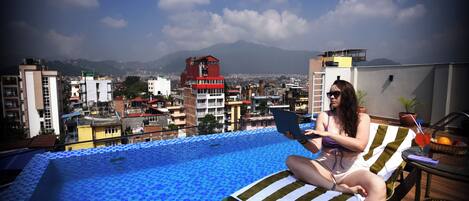 Alberca en la azotea