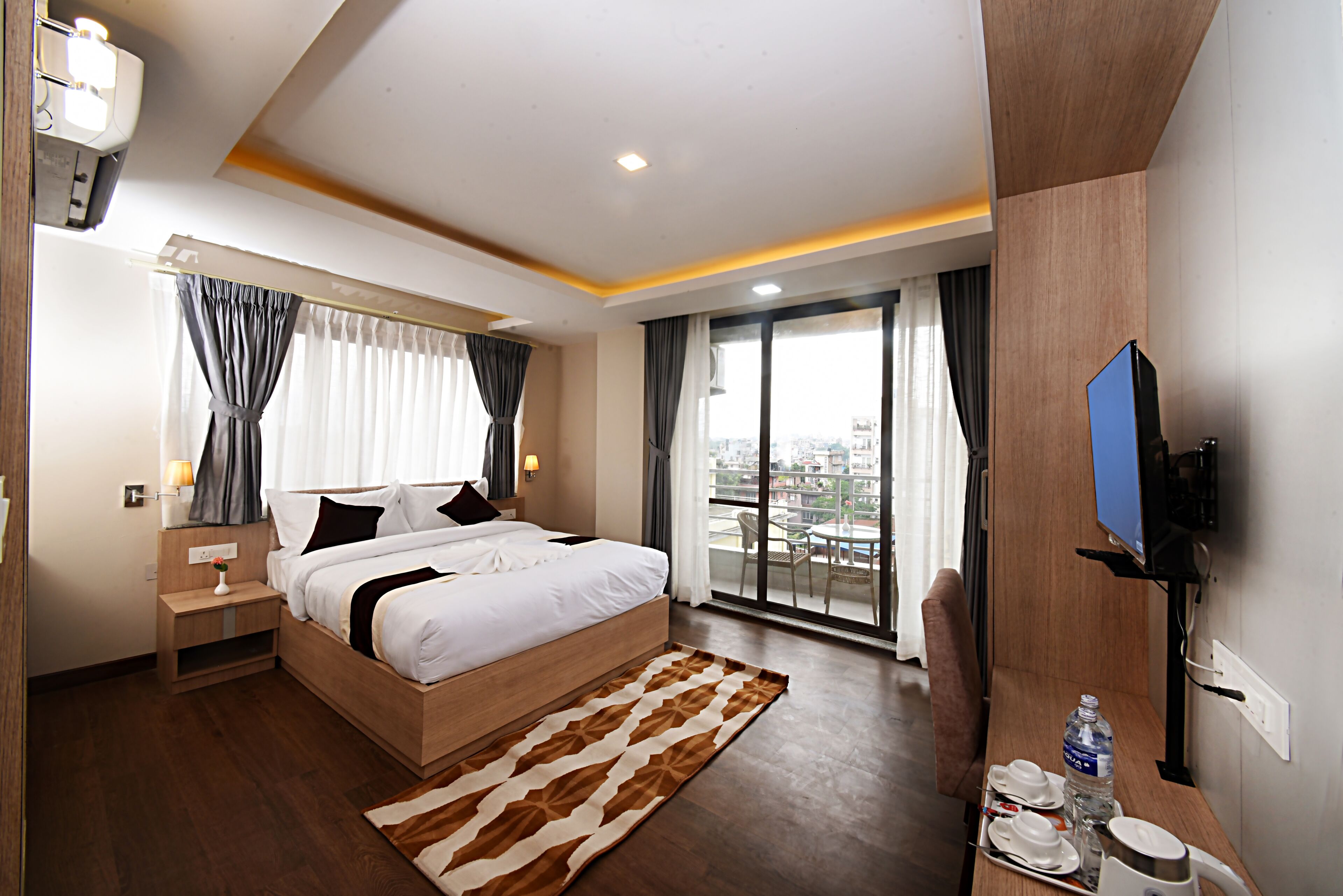 Superior-Doppelzimmer | Schallisolierte Zimmer, Bügeleisen/Bügelbrett, kostenloses WLAN