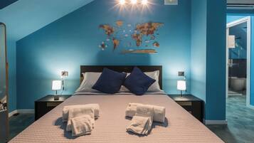 2 chambres, bureau, lit parapluie, Wi-Fi gratuit