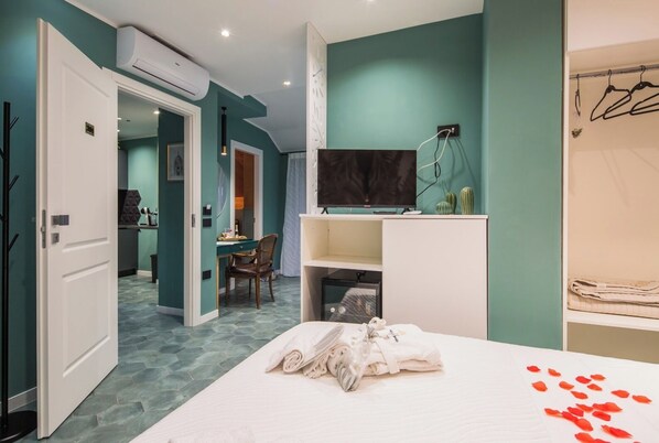 2 chambres, bureau, lit parapluie, Wi-Fi gratuit