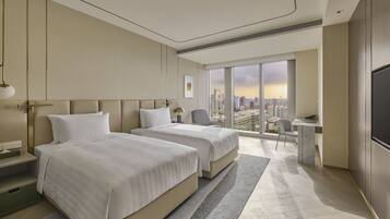 Phòng đôi hoặc 2 giường đơn Deluxe | 1 phòng ngủ, bộ đồ giường cao cấp, chăn bông, minibar