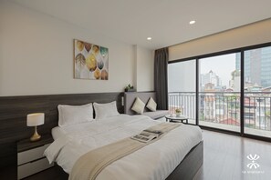 Suite estudio panorámica | Vista del balcón